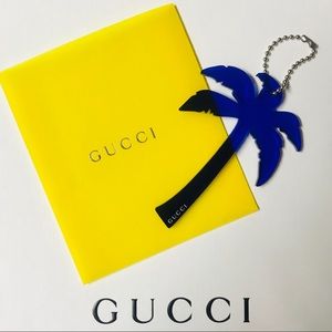 GUCCI PALM TREE KEYCHAIN NEW & AUTHENTIC IN BOX